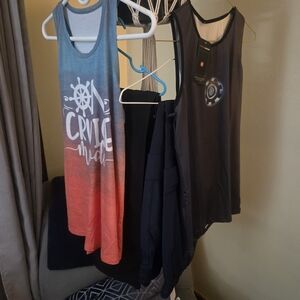Kids Nautical Themed Tank Top - Blue and Pink